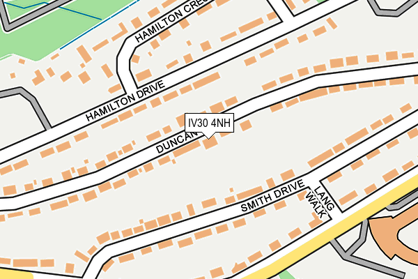 IV30 4NH map - OS OpenMap – Local (Ordnance Survey)