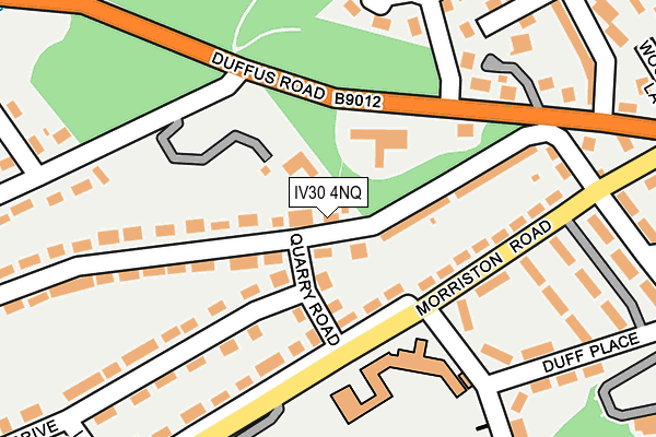 IV30 4NQ map - OS OpenMap – Local (Ordnance Survey)