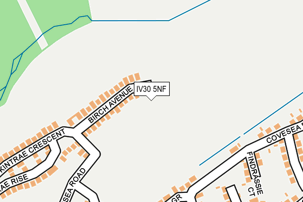 IV30 5NF map - OS OpenMap – Local (Ordnance Survey)