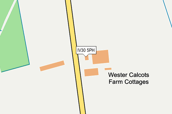 IV30 5PH map - OS OpenMap – Local (Ordnance Survey)