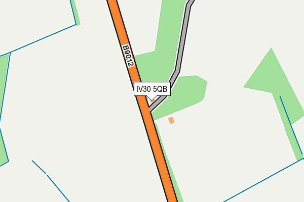 IV30 5QB map - OS OpenMap – Local (Ordnance Survey)