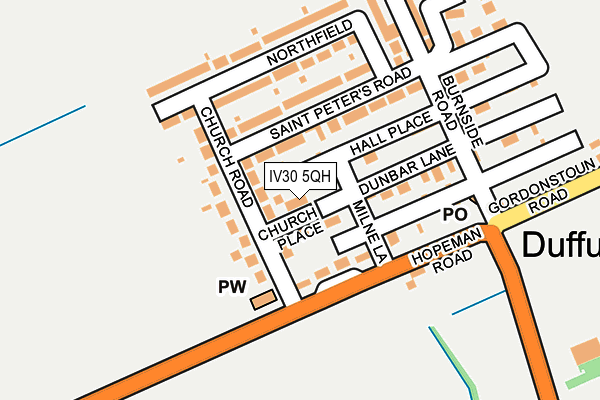 IV30 5QH map - OS OpenMap – Local (Ordnance Survey)