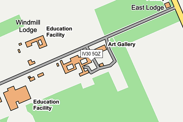 IV30 5QZ map - OS OpenMap – Local (Ordnance Survey)