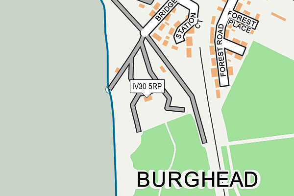 IV30 5RP map - OS OpenMap – Local (Ordnance Survey)