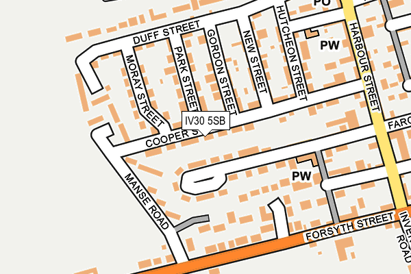 Map of DB EXECUTIVE TRANSPORT SERVICES LTD at local scale