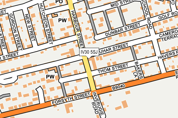 Map of STEW N DREW'S LTD at local scale