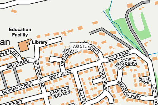 IV30 5TL map - OS OpenMap – Local (Ordnance Survey)