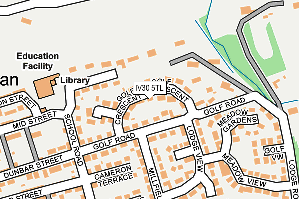 Map of MT AUTOS LOSSIE LTD at local scale