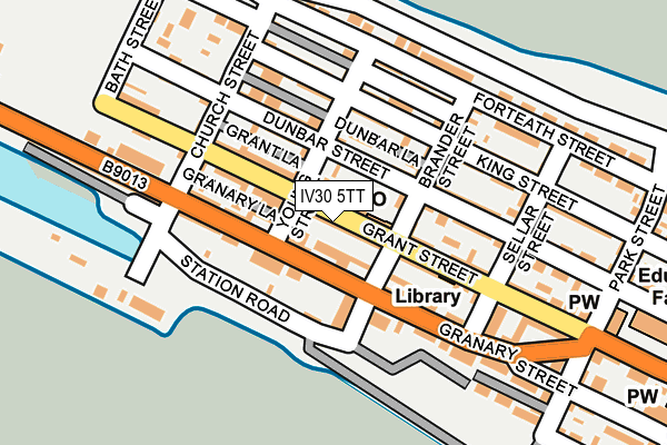 IV30 5TT map - OS OpenMap – Local (Ordnance Survey)