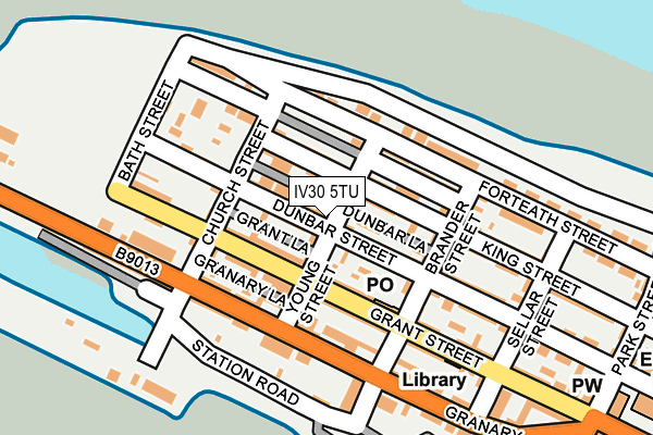 IV30 5TU map - OS OpenMap – Local (Ordnance Survey)