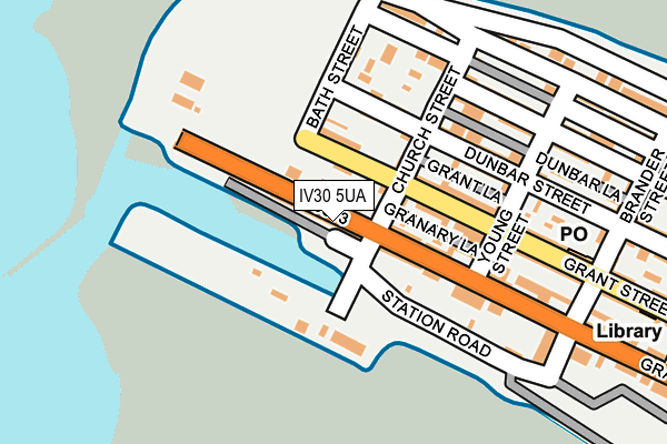 IV30 5UA map - OS OpenMap – Local (Ordnance Survey)