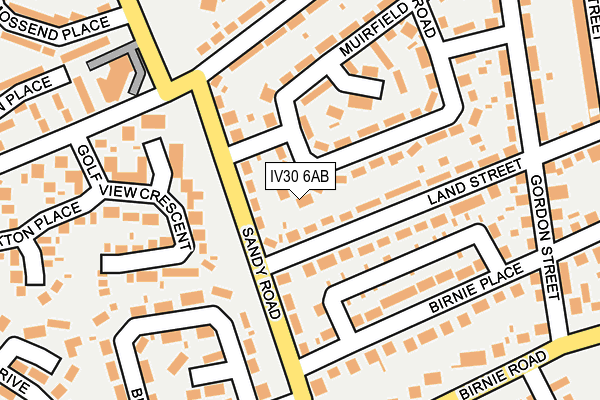 IV30 6AB map - OS OpenMap – Local (Ordnance Survey)