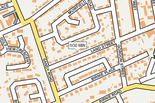 IV30 6BN map - OS OpenMap – Local (Ordnance Survey)