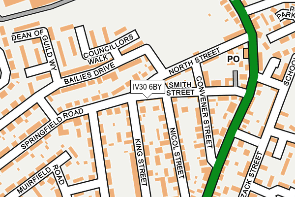 Map of ELGIN GARDEN LTD at local scale