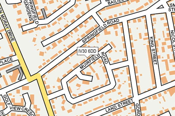 IV30 6DD map - OS OpenMap – Local (Ordnance Survey)