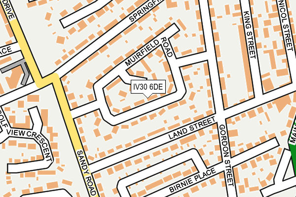 IV30 6DE map - OS OpenMap – Local (Ordnance Survey)