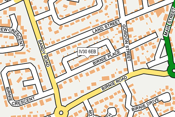IV30 6EB map - OS OpenMap – Local (Ordnance Survey)