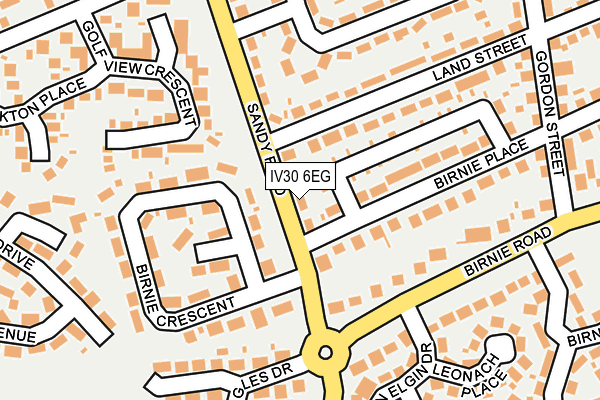 IV30 6EG map - OS OpenMap – Local (Ordnance Survey)