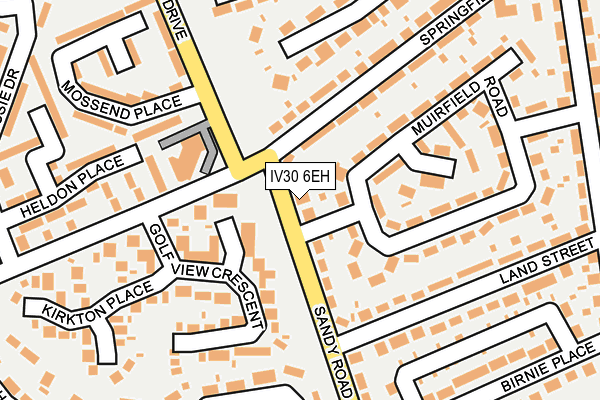 IV30 6EH map - OS OpenMap – Local (Ordnance Survey)