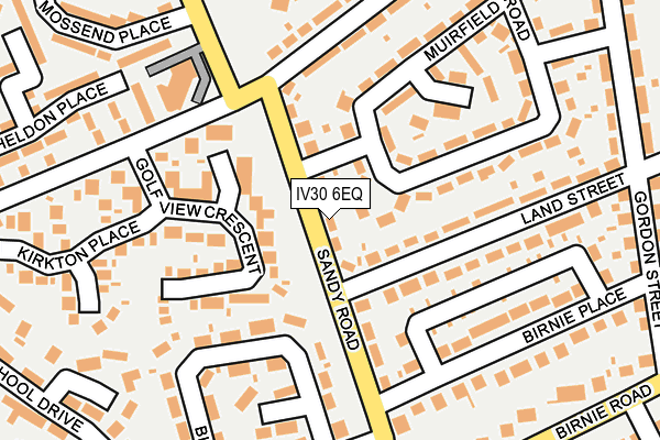 IV30 6EQ map - OS OpenMap – Local (Ordnance Survey)