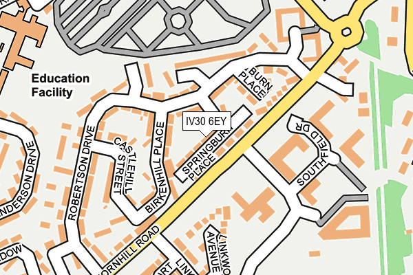 Map of MORAY CONNOISSEUR SERVICES LIMITED at local scale