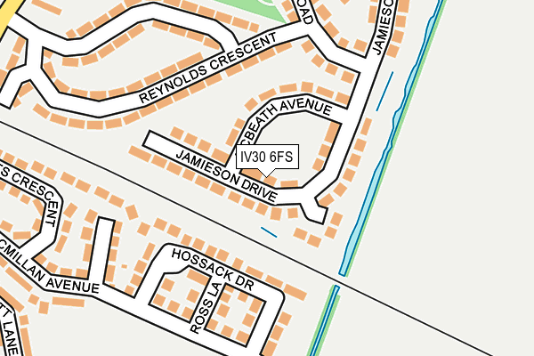 IV30 6FS map - OS OpenMap – Local (Ordnance Survey)