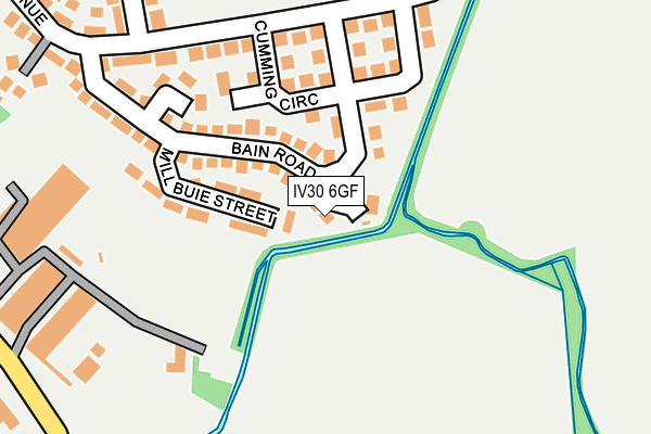 IV30 6GF map - OS OpenMap – Local (Ordnance Survey)