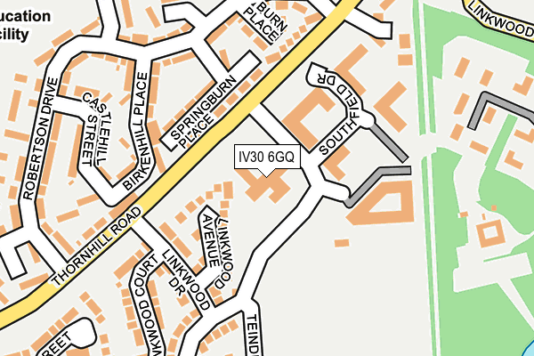 Map of LANTERN ELGIN LTD at local scale