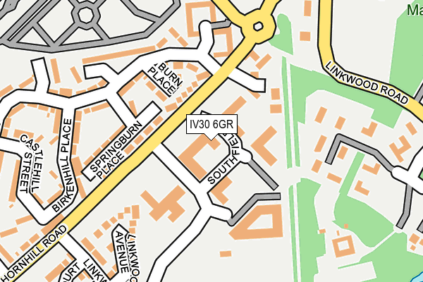 IV30 6GR map - OS OpenMap – Local (Ordnance Survey)