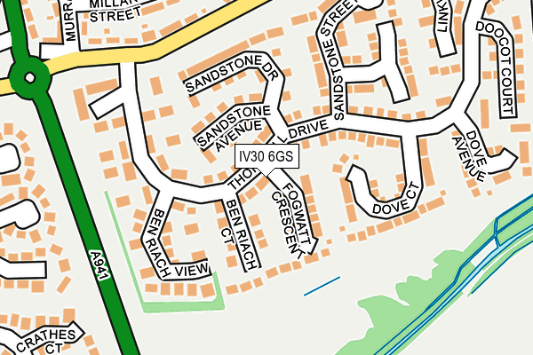 Map of OMCP LTD at local scale