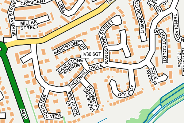 IV30 6GT map - OS OpenMap – Local (Ordnance Survey)