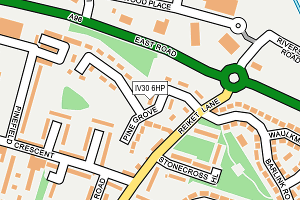 IV30 6HP map - OS OpenMap – Local (Ordnance Survey)