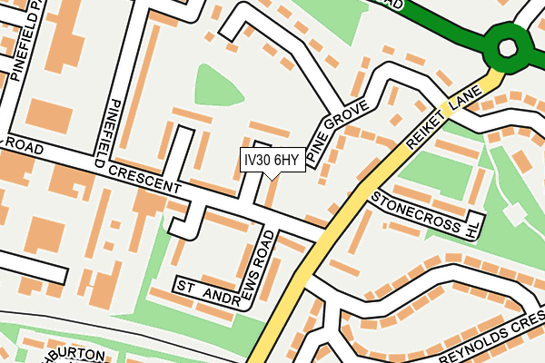 IV30 6HY map - OS OpenMap – Local (Ordnance Survey)