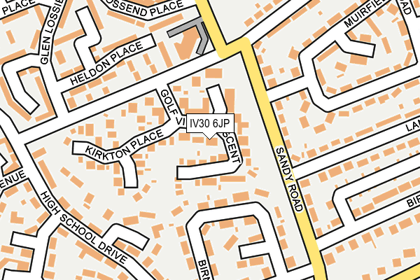 Map of MORAY DRIVING SCHOOL LTD at local scale