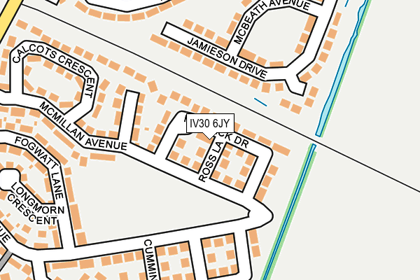 IV30 6JY map - OS OpenMap – Local (Ordnance Survey)