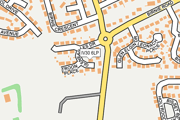 IV30 6LP map - OS OpenMap – Local (Ordnance Survey)