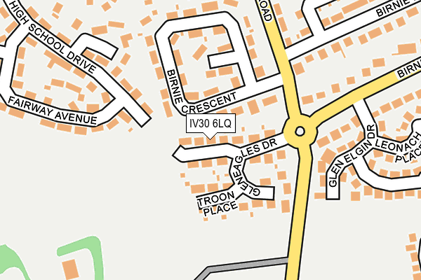 IV30 6LQ map - OS OpenMap – Local (Ordnance Survey)
