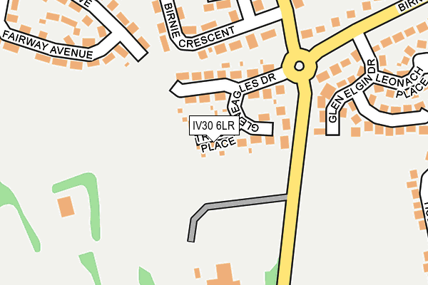 IV30 6LR map - OS OpenMap – Local (Ordnance Survey)