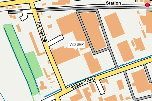 IV30 6RP map - OS OpenMap – Local (Ordnance Survey)