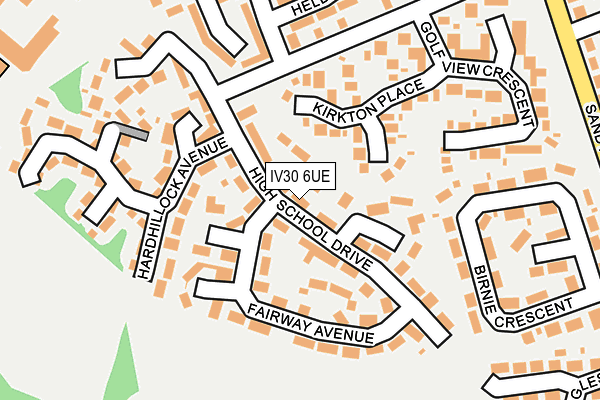 IV30 6UE map - OS OpenMap – Local (Ordnance Survey)