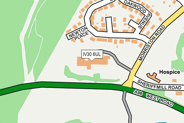 IV30 6UL map - OS OpenMap – Local (Ordnance Survey)