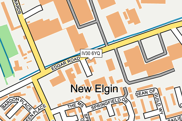 Map of ELGIN STORAGE LIMITED at local scale