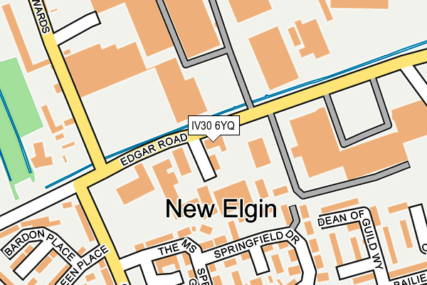 Map of EDGAR ROAD GARAGE & VEHICLE SALES LTD at local scale