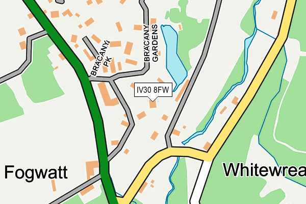 IV30 8FW map - OS OpenMap – Local (Ordnance Survey)