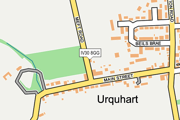 IV30 8GG map - OS OpenMap – Local (Ordnance Survey)