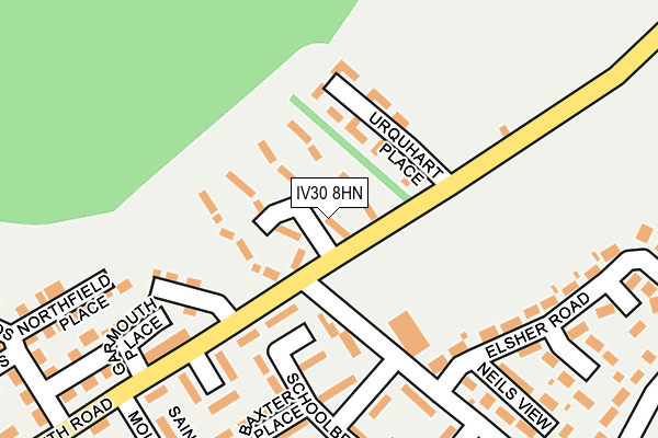 IV30 8HN map - OS OpenMap – Local (Ordnance Survey)
