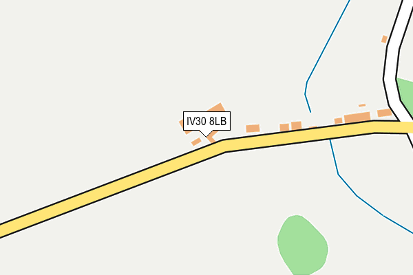 IV30 8LB map - OS OpenMap – Local (Ordnance Survey)