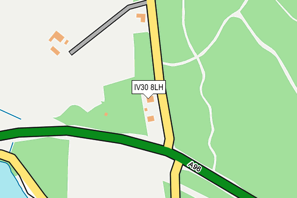 IV30 8LH map - OS OpenMap – Local (Ordnance Survey)