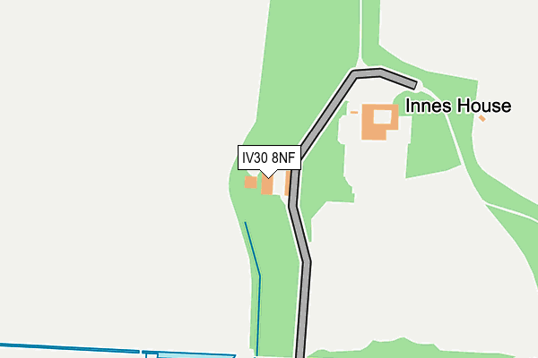 IV30 8NF map - OS OpenMap – Local (Ordnance Survey)