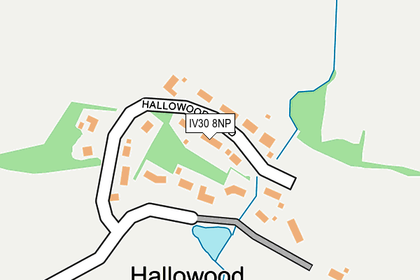 IV30 8NP map - OS OpenMap – Local (Ordnance Survey)